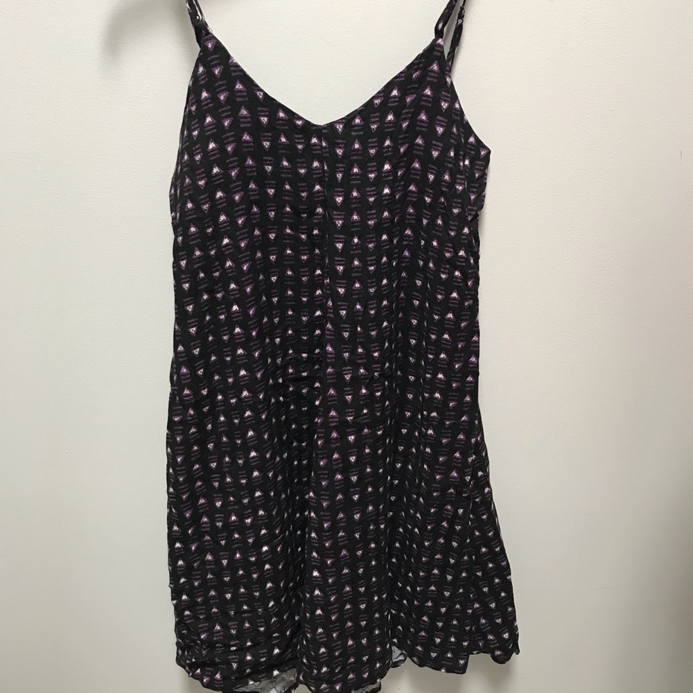 Black and Purple Dress